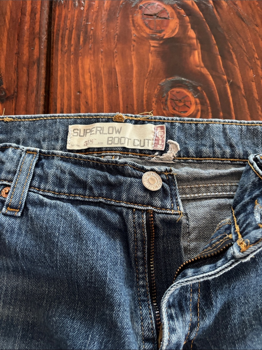 Superlow Boot Cut Men’s Jeans - Blue